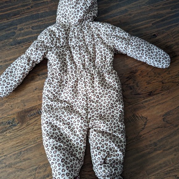 Leopard Print Snowsuit 6-12 months - Picture 7 of 7